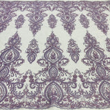 Beaded Lace Fabric Embroidered Mesh