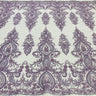 Beaded Lace Fabric Embroidered Mesh