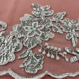 Beaded Floral Lace Trim