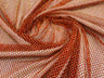 AB Rhinestones On A Fish Net Polyester Fabric - Iridescent Rhinestone Mesh, 1 Yard