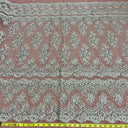 Beaded Corded Bridal Lace Mesh