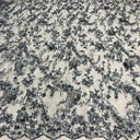 3D Floral Beaded Lace Mesh