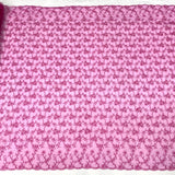 Embroidered Bridal Lace Fuchsia Mesh