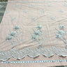 1 Yard Beaded 3D Floral Lace Fabric Embroidered on 100% Polyester Net Mesh Gold 52" Wide