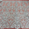 1 Yard Corded Bridal Lace Fabric Embroidered on 100% Polyester Net Mesh – Lace USA1 Yard