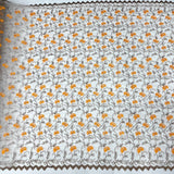 Embroidered Lace Mesh Fabric