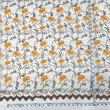 Embroidered Lace Mesh Fabric