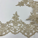 Embroidered Mesh Lace Trimming 6"