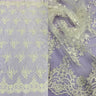 Beaded Corded Bridal Lace Ivory Mesh