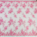 Beaded 3D Floral Lace Fabric 52" Wide