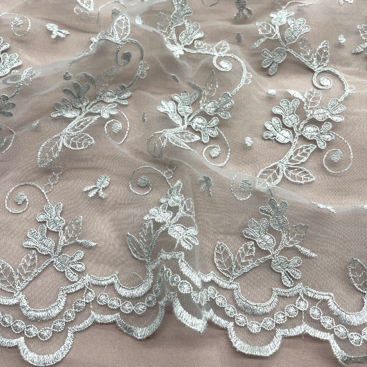 Corded Bridal Lace Mesh