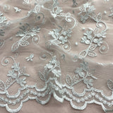 Corded Bridal Lace Mesh