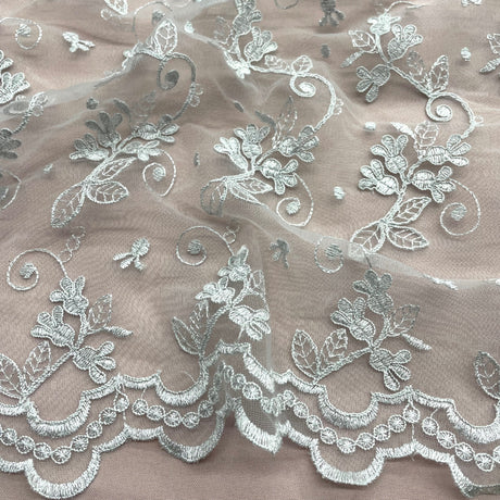 Corded Bridal Lace Mesh