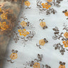 Beaded Lace Fabric on Polyester Net Mesh