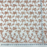 Corded Bridal Lace Fabric 54" Polyester Net Mesh
