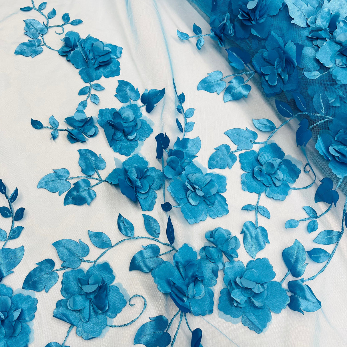 3D Floral Lace Fabric 60" Wide