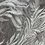 1 Yard Beaded Lace Fabric Embroidered on 100% Polyester Net Mesh | Off White