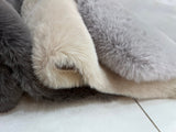 Bella Rug Collection Polyester Fabric - Soft Luxurious Modern Rug, Sandy Beige, Slate Silver, Raven Charcoal, 6' 5" x 9' 2", 2' x 6' (1 Piece)