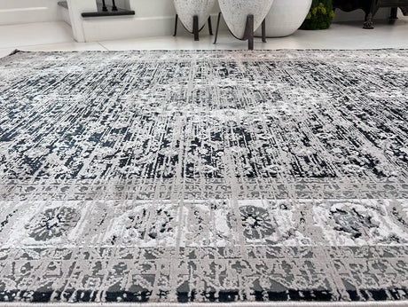 Color-Shift Foldable Flat Weave Area Rug - Polypropylene Polyester Fabric - Shifting Hues Design, Indoor Outdoor, KAVA5503, 7'9" X 10'2" (1 Rug)