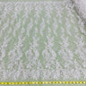 1 Yard Handmade Beaded Lace Fabric Embroidered on Polyester Net Mesh 54 inch Width