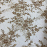 Beaded Floral Lace Mesh