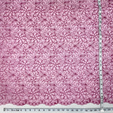Corded Bridal Lace Fabric 54" Polyester Net Mesh