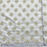 Beaded Lace Fabric on Polyester Net Mesh 52"
