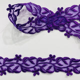 Beaded Lace Trimming on Organza