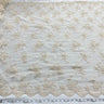 1 Yard Corded Bridal Lace Fabric Embroidered 100 Percent Polyester Net Mesh 50 inch Width