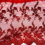 Beaded Corded Lace Mesh