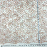 Embroidered Corded Lace Mesh Sky Blue