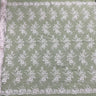 1 Yard Corded Bridal Lace Fabric Embroidered on 100% Polyester Net Mesh Gold 53" Wide