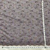 Beaded Lace Fabric on Polyester Net Mesh Red 52"