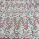 Embroidered Bridal Lace Fabric