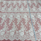 Embroidered Bridal Lace Fabric