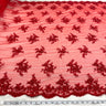 Beaded Corded Bridal Lace Mesh