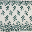 Beaded 3D Floral Lace Fabric