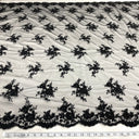 Beaded Corded Bridal Lace Mesh