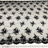 Beaded Corded Bridal Lace Mesh