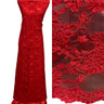 Corded Bridal Lace Fabric 54" Floral Embroidered Net Mesh