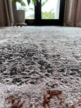 DEV311 Area Rug Fabric - Color-Shifting Flat Weave, Multicolor, Foldable, 5' 4" X 7' 8", 8' X 11", 10' X 13" (1 Unit)