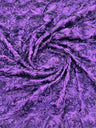 Rosette 3D Satin Polyester Fabric - 3D Rosette Design, 54" Width (1 Yard)