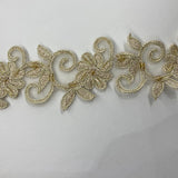 Beaded Corded Lace Trimming