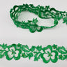 Beaded Lace Trimming on Polyester Organza