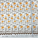 Embroidered Lace Fabric 100% Polyester Net Mesh 54"