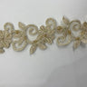 Beaded Corded Lace Trimming 1.5"