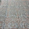 1 Yard Elegant Corded Bridal Lace Fabric Embroidered on Polyester Net Mesh