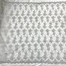 Corded Bridal Lace Fabric on Polyester Net Mesh