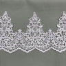 Embroidered Lace Trim 100% Polyester Net Mesh