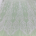 Beaded Corded Bridal Lace Fabric 58" Wide